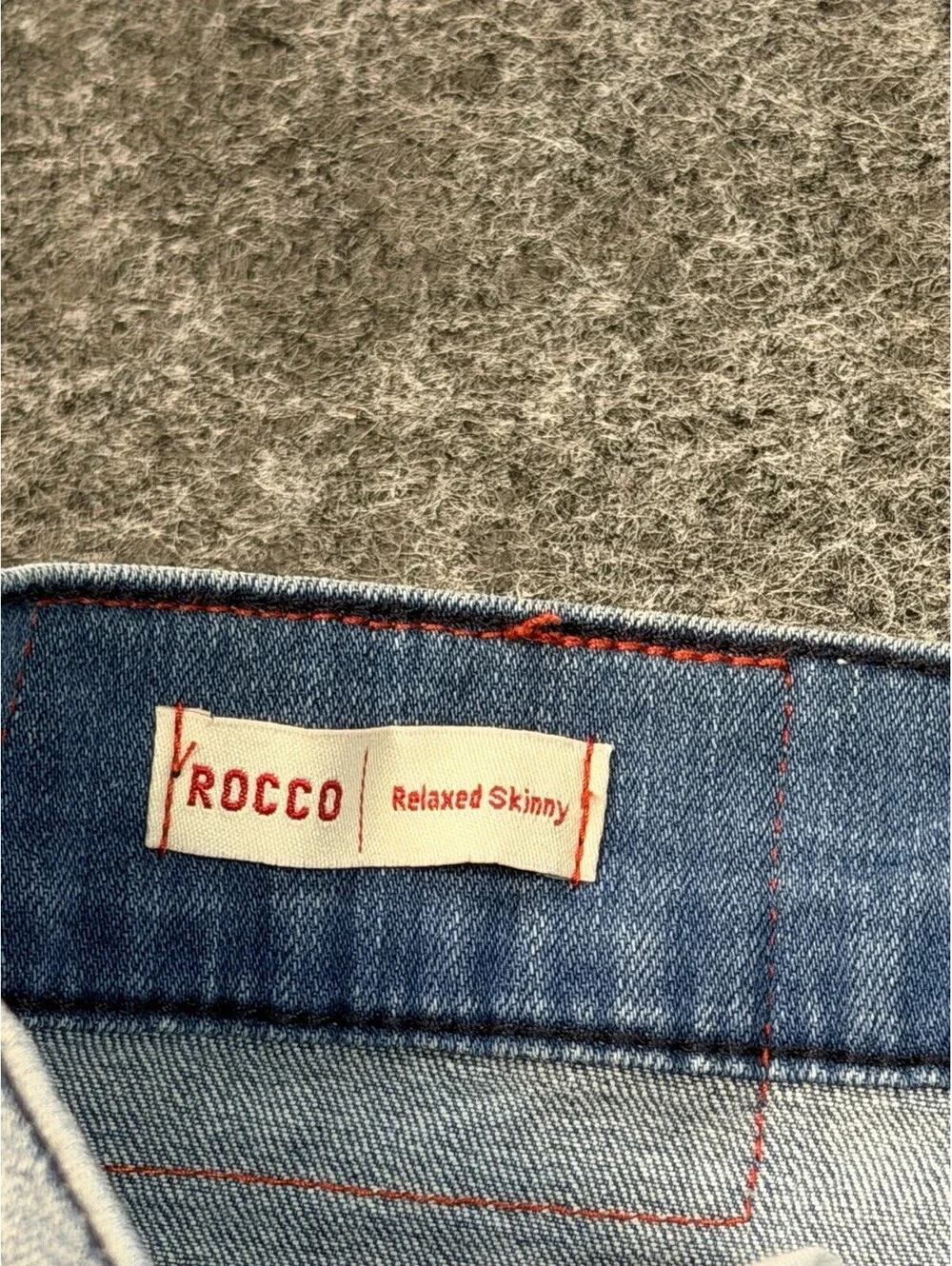True Religion Rocco Relaxed Skinny Jeans Men’s 38x27 Light Wash Stretch Denim